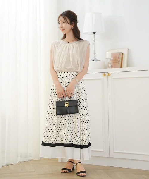 LE REVE VANILLER | レース襟 リラックス ワンピース le reve vaniller