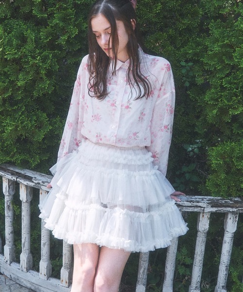 LOVILYN | ティアードチュールミニスカート - Buyee, an Online Proxy