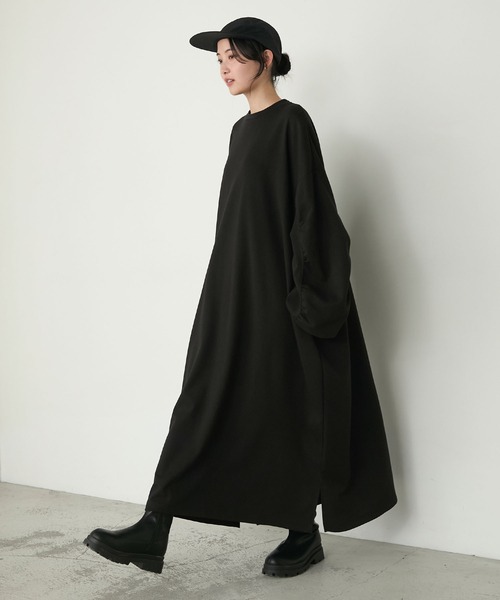 perna ボリュームスリーブワンピース PERNA ボリュームスリーブロング