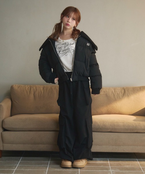 TITTY&CO. キルティングボアダウン セール】キルティングボアダウン（ダウンジャケット/コート