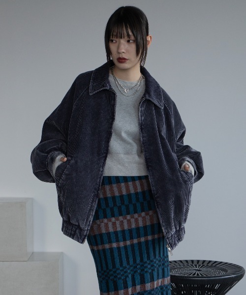 VACANCY | ウォッシュ加工コーデュロイブルゾン/セットアップ - Buyee 