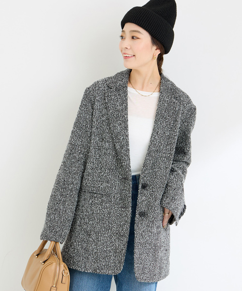 【Simplicite】ツイードジャケット B.C STOCK | 【Simplicite】ツイードジャケット - Buyee, an Online