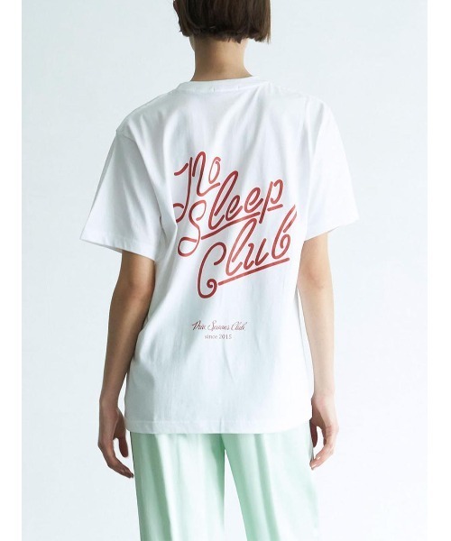 priv.Spoons Clubロゴプリントメッセージデュべカバー掛け布団カバー