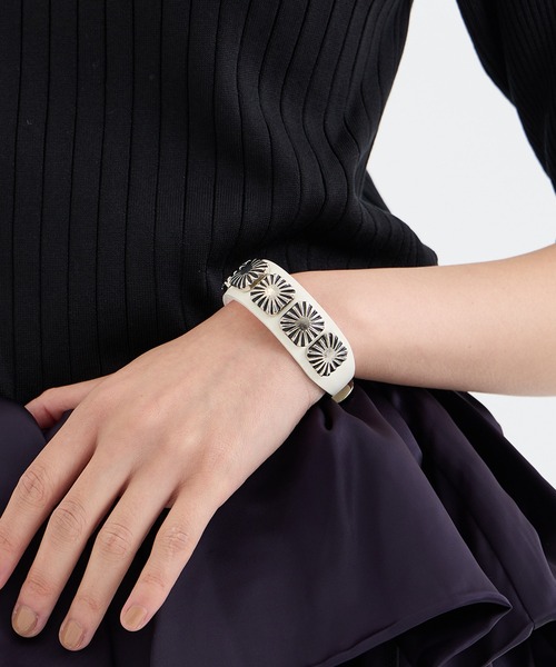 TOGA PULLA/トーガプルラ】Concho leather bangle