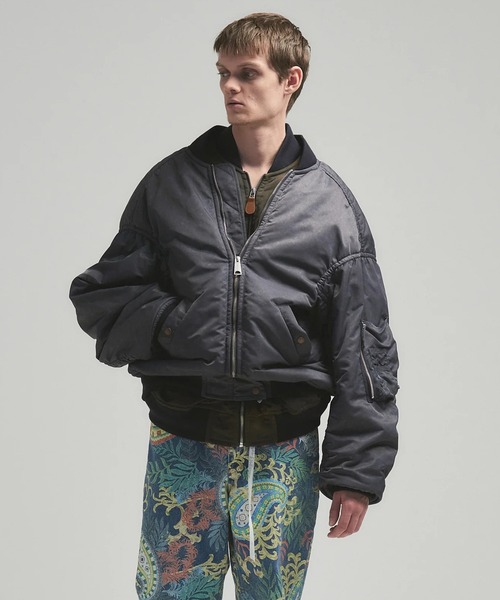 あ*)様 BED J.W. FORD Inner Pocket MA-1 BED j.w. FORD Inner Pocket MA-1 サイズ0 黒