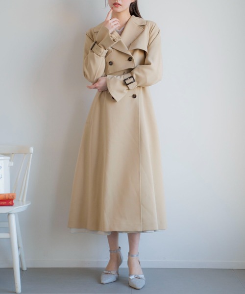 Jackets/Outer Trench Coat ZOZOTOWN WOMEN List Price | Buyee