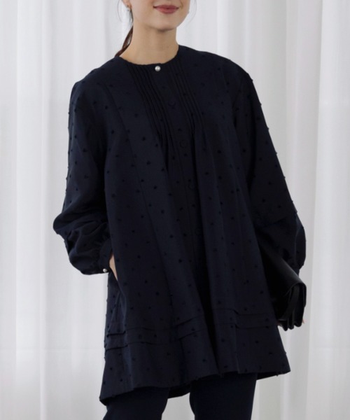 【美品】SONO ソーノ ツイード　ハイブリット　チュニック　ブラウス　2024 SONO ソーノ ツイード ハイブリット チュニック ブラウス 2024 ソーノ