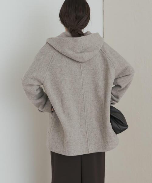 URBAN RESEARCH DOORS | エアリーウールフードコート - Buyee, an