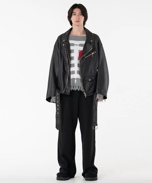 DISCOVERED | 【DISCOVERED/ディスカバード】LEATHER W RIDERS BLOUSON