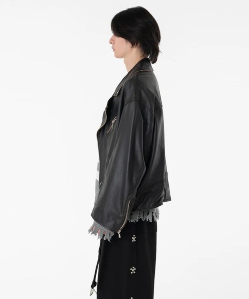 ディスカバード　ライダース DISCOVERED | 【DISCOVERED/ディスカバード】LEATHER W RIDERS BLOUSON