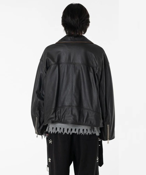 DISCOVERED | 【DISCOVERED/ディスカバード】LEATHER W RIDERS BLOUSON