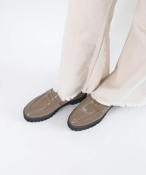美品★ Daniella & GEMMA レイン対応オックスフォード　シルバー Daniella&GEMMA ダニエラアンドジェマ Daniella & GEMMA