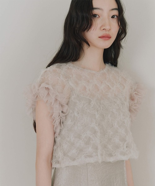 KAENE | レース×シフォンドレス［white collection］ - Buyee