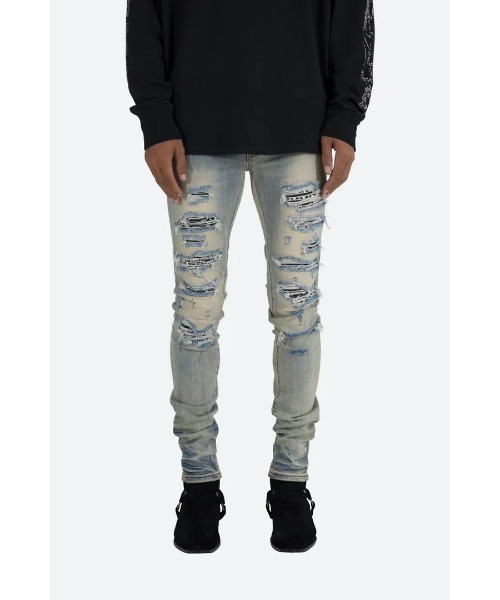 MNML | mnml/ミニマル/V265 BAGGY DENIM - Buyee, an Online Proxy 