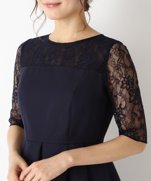 Aimer ダミアレース七分袖ドレス Buyee An Online Proxy Shopping Service Shop At Zozotown Bot Online