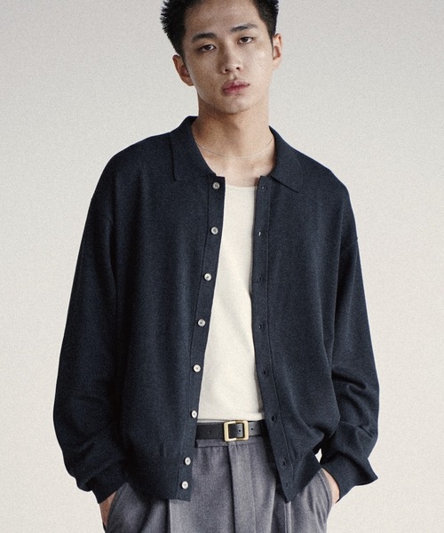 T*K様 T/C BASIC KNIT SHIRT CARDIGAN WYM LIDNM | T/C BASIC KNIT SHIRT CARDIGAN - Buyee, an Online Proxy