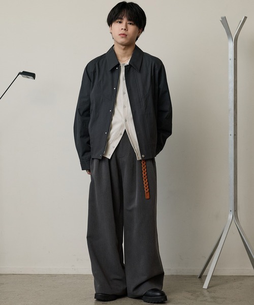 WYM LIDNM | T/C BASIC KNIT SHIRT CARDIGAN - Buyee, an Online Proxy