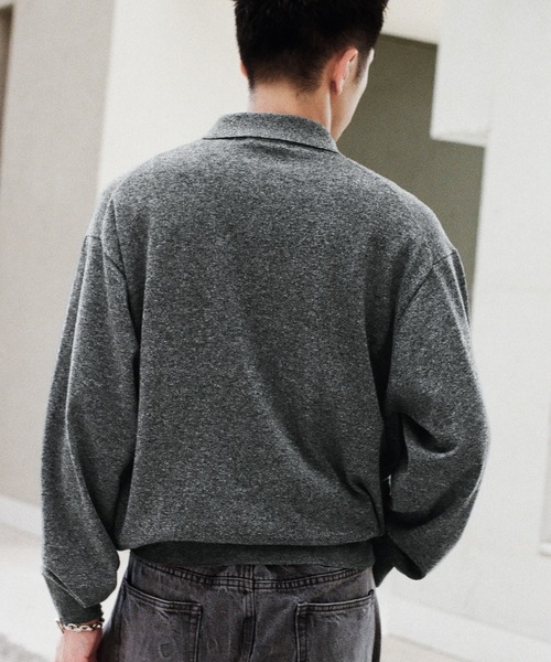 WYM LIDNM | T/C BASIC KNIT SHIRT CARDIGAN - Buyee, an Online Proxy