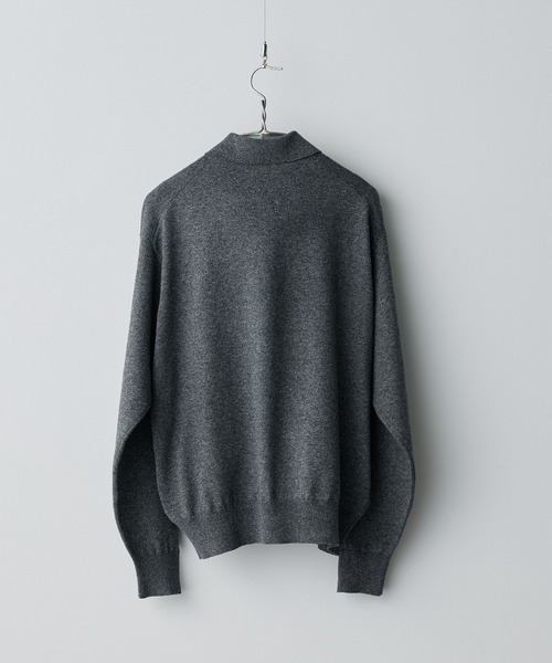 WYM LIDNM | T/C BASIC KNIT SHIRT CARDIGAN - Buyee, an Online Proxy