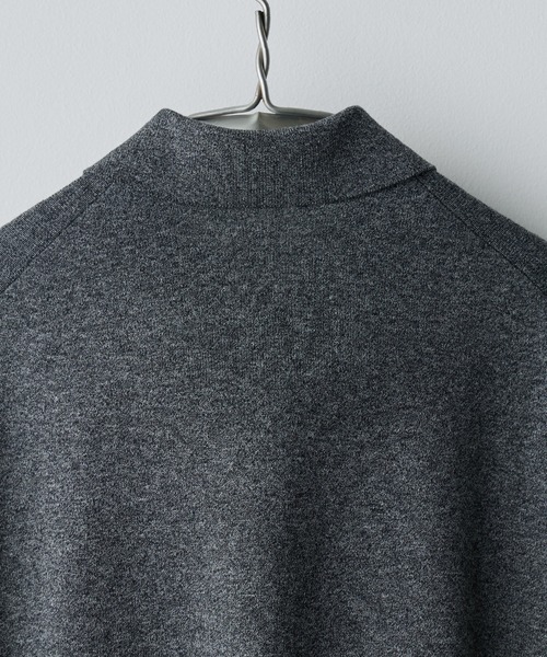 WYM LIDNM | T/C BASIC KNIT SHIRT CARDIGAN - Buyee, an Online