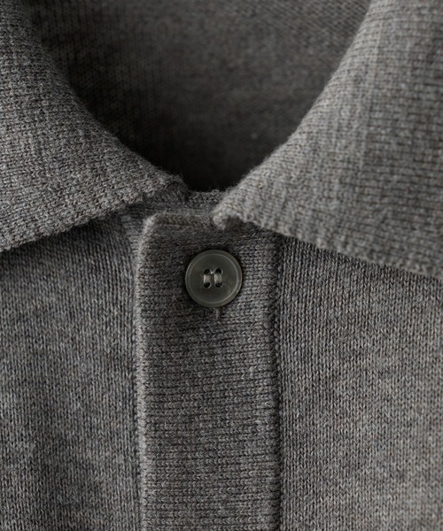 WYM LIDNM | T/C BASIC KNIT SHIRT CARDIGAN - Buyee, an Online