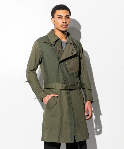 C DIEM | C DIEM(カルペディエム)ミリタリーコンビバイカーコート