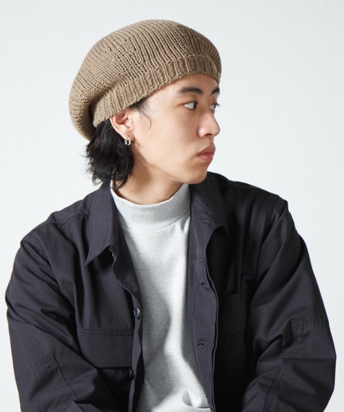 Racal KINT BERET ベレー帽 ラカル ニットベレー ブラック RACAL