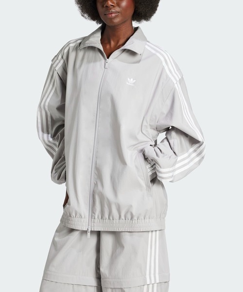 adidas ADILENIUM シーズン2 オーバーサイズジャケット　2way ADIDAS | Adilenium シーズン 2 オーバーサイズ ジップオフトラック