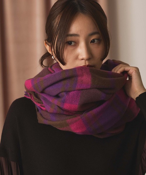 TWEED MILL | TWEEDMILLチェックストール - Buyee, an Online