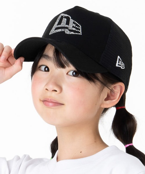 スタッズメッシュキャップ #99 NEW ERA | ニューエラ キッズ メッシュキャップ ラインストーンONSPOTZ