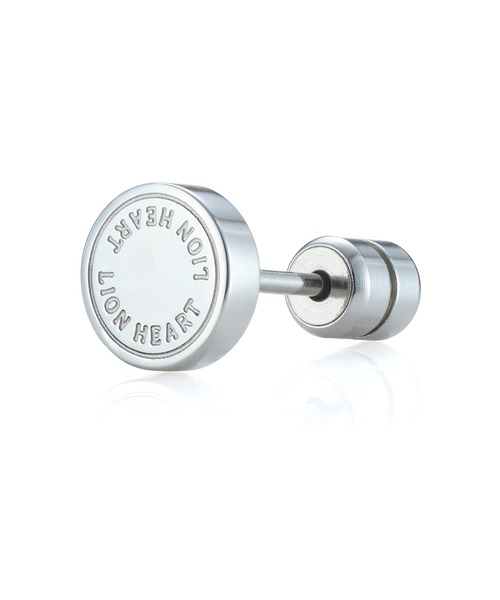 美品 ライオンハート スタッズピアス サークルヘリテイジ シルバー925 18K 美品 ライオンハート スタッズピアス サークルヘリテイジ シルバー925