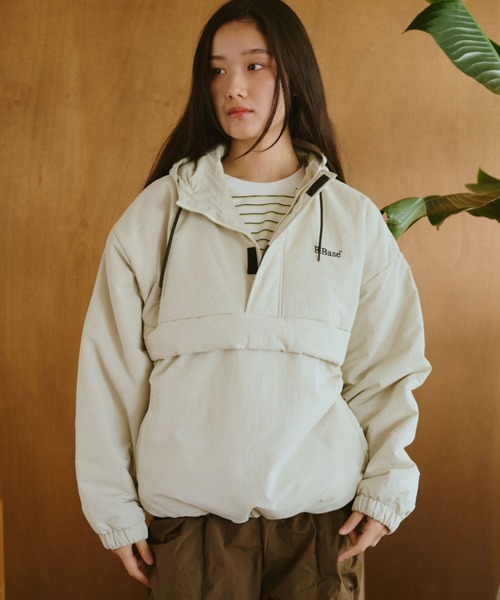 BROKEN BASE | パデッドナイロンテックアノラック - Buyee, an Online