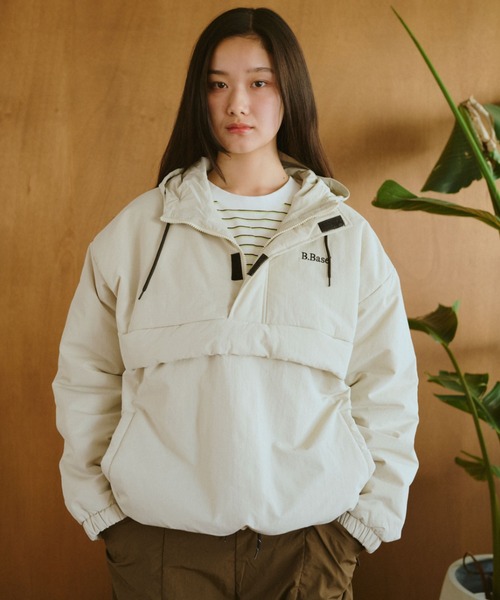 BROKEN BASE | パデッドナイロンテックアノラック - Buyee, an Online
