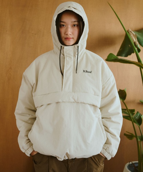 BROKEN BASE | パデッドナイロンテックアノラック - Buyee, an Online