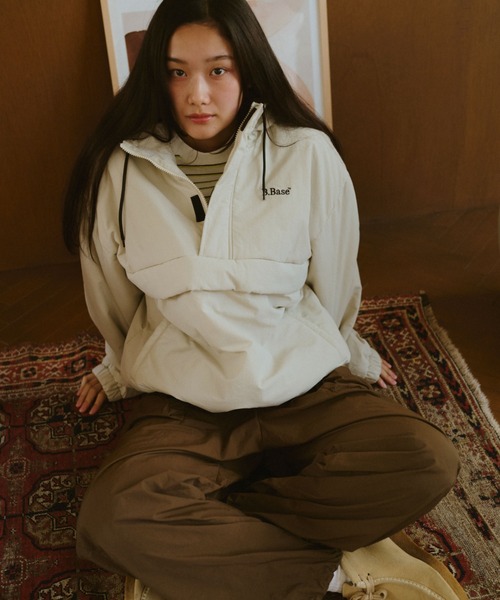 BROKEN BASE | パデッドナイロンテックアノラック - Buyee, an Online