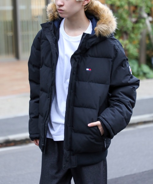 TOMMY HILFIGER | 【TOMMY HILFIGER】159AP863 ファー付き中綿フ 