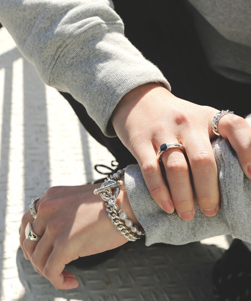 E.M. | SILVER925ブラックジルコニアリング/メンズ/レディース - Buyee