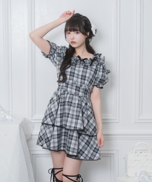 tシャツ Honey Kitten袖ラインユニフォームトップス レディース Honey Kitten袖ラインユニフォームトップス（Tシャツ/カットソー
