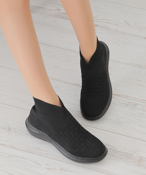 Gomu 56 洗える ニットハイカットスニーカー Buyee An Online Proxy Shopping Service Shop At Zozotown Bot Online