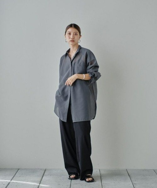 【美品】TODAYFUL organza overshirt ホワイト Choice Embellished Crystal Organza Shirt Offwhite – Wardrobe