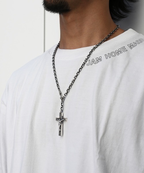 JAM HOME MADE | ロザリオ クロス ネックレス M シルバー925 メンズ