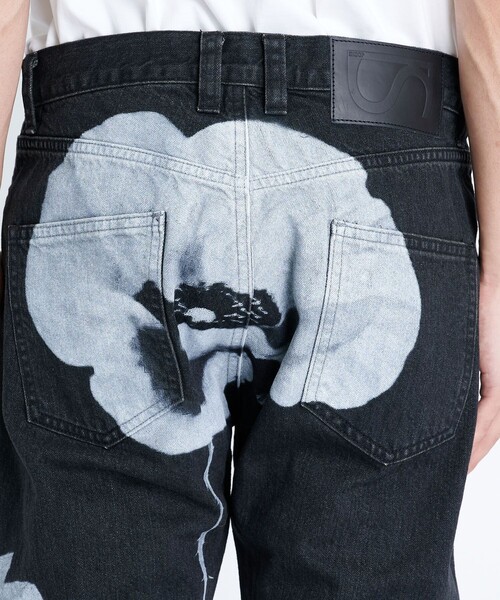 SHOOP/シュープSTUDIOUS別注DENIM ブラックデニムsサイズ　古着 セール】【SHOOP/シュープ】STUDIOUS別注DENIM（デニムパンツ