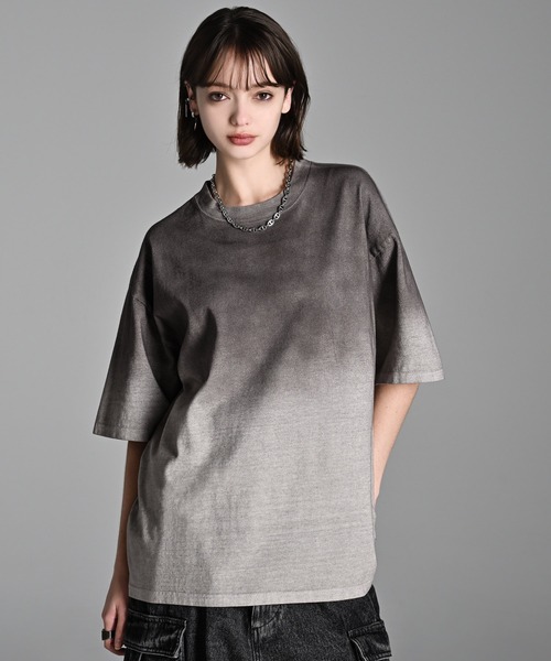 ブラウス シャツ ubasoku 裾切替刺繍レースシャーリングふんわり袖包み釦ブラウス レディース ubasoku ブラウス シャツ リネン 裾切替刺繍レースシャーリング