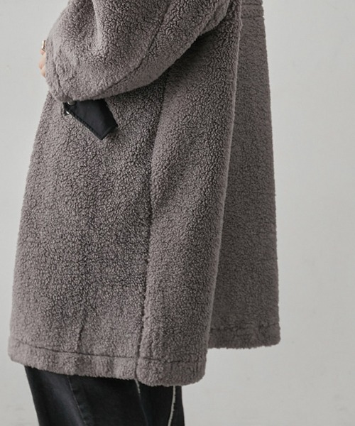 samoyed ボアコート RUUBON】3way boa liner mods coat / 3way ボアライナー モッズ
