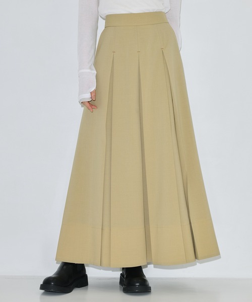 PUBLIC TOKYO | プリクルータックフレアスカート - Buyee, an Online