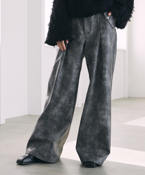 SPIELIO | 【Spielio】vintage like wide flare pants/ヴィンテージ