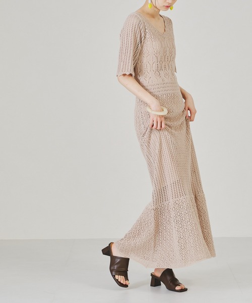 acka knit bolero one-piece せこい サイズ1 ワンピース 