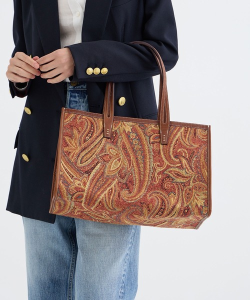 タグ付き A VACATION VAST ペイズリー トートバッグ バッグ A VACATION