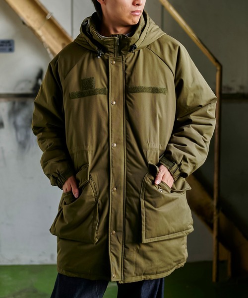 ジャケット・アウター Cotton Twill Padding No-Collar Mods Coat Cotton Twill Padding No-Collar Mods Coat