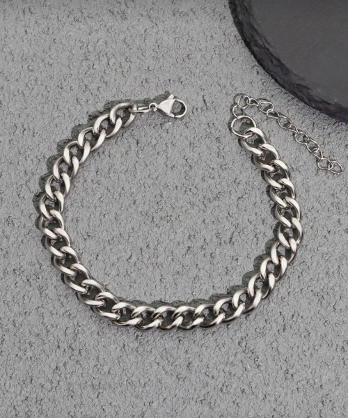 MONOCHROME | ヘビーリンクシルバーブレスレット - Buyee, an Online